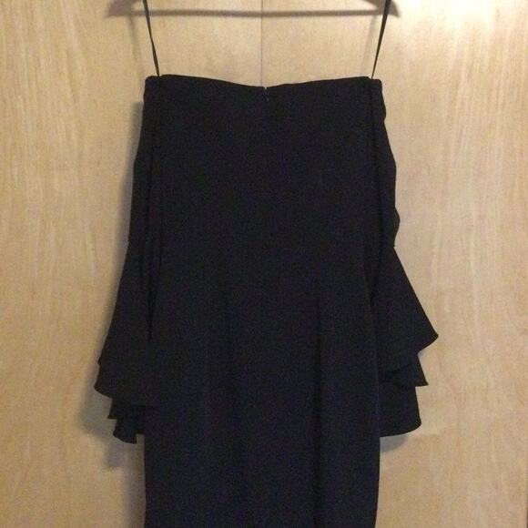 Milly Selena Italian Cady Bell Sleeve Dress - Picture 7 of 13